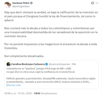 - crédito @petrogustavo/X