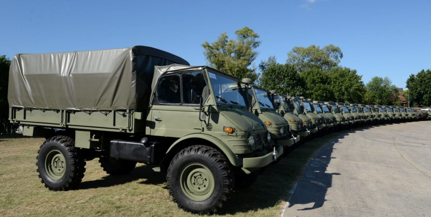 El contrato de los Unimog para el Ejército Argentino incluye soporte logístico, repuestos, asistencia técnica y mantenimiento para sostener la operatividad de la flota