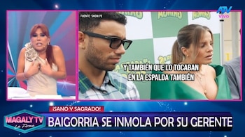 Magaly Medina critica a Alejandra Baigorria por enfrentar a reportera y defender a Said Palao: “No es tu hijo, es tu marido”