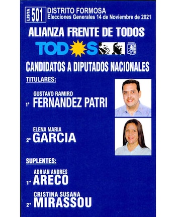 Los candidatos del oficialismo en