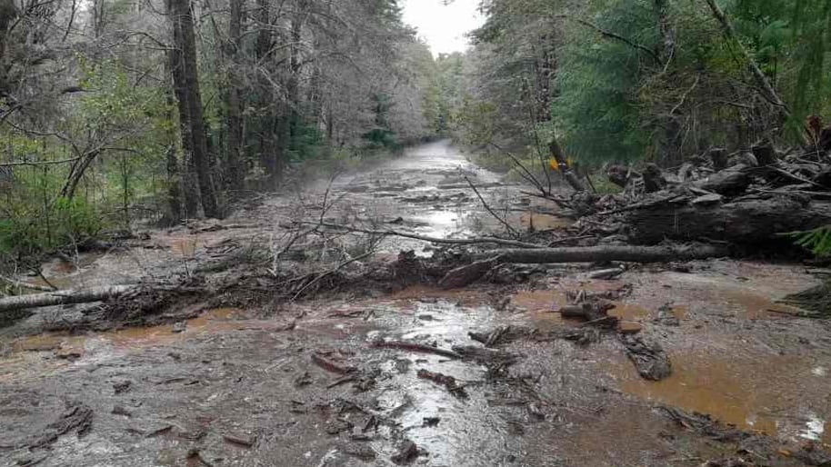 Las precipitaciones persistentes provocaron anegamientos en distintas localidades de Neuquén (Gentileza)