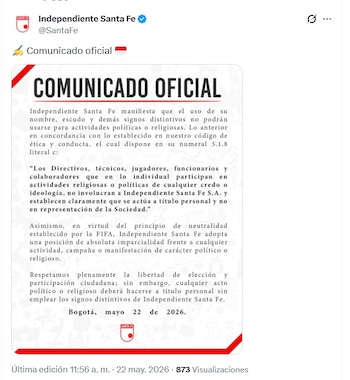 crédito @SantaFe/X