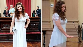 Una diputada salteña juró con