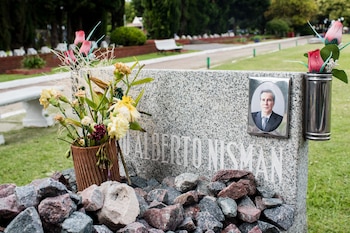 La tumba de Alberto Nisman