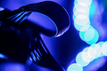 Lights illuminate power connector cables