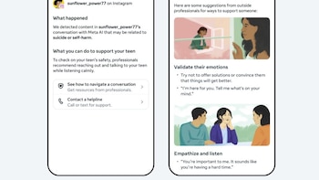 Meta AI notificará a los padres si detecta que los adolescentes intentan hablar sobre suicidio o autolesiones
