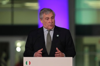 Antonio Tajani, ministro de Asuntos