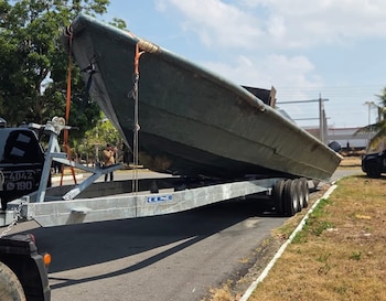 La Policía Federal de Brasil interceptó una lancha en el Amazonas tras información aportada por Colombia - crédito Armada de Colombia