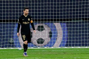 Lionel Messi no pudo evitar