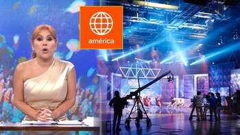 Magaly Medina llenó en elogios infraestructura de América televisión. (Captura: Magaly TV La Firme)