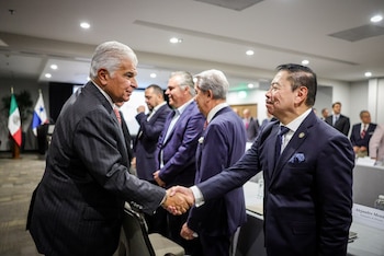 Durante su visita a México, el presidente panameño presentó ante empresarios una cartera de proyectos de infraestructura que supera los 30.000 millones de dólares. Tomada de Presidencia