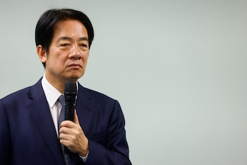 El presidente electo de Taiwán,