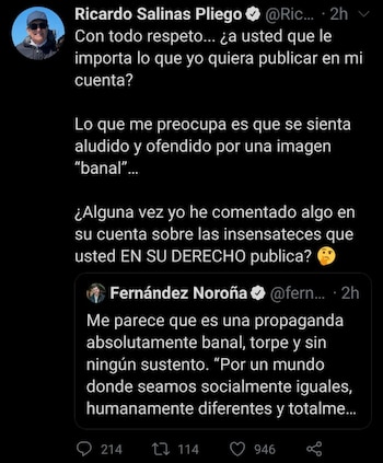 Así respondió el empresario a