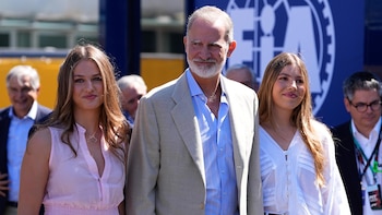 El Rey Felipe VI visita el circuito de Madring para el Gran Premio de España de Fórmula 1