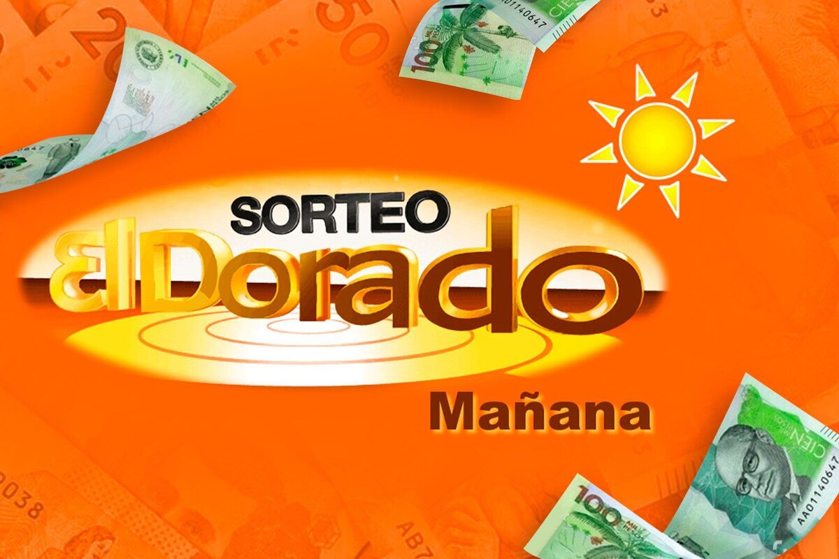 Dorado Manana resultados display on official lottery board
