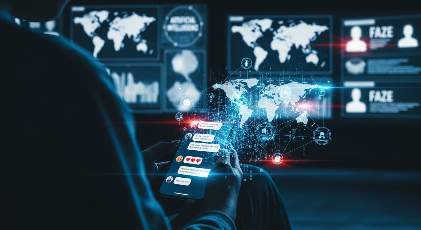 Los centros de fraude en Myanmar gestionan perfiles falsos en redes sociales y aplicaciones de mensajería con respuestas automáticas generadas por inteligencia artificial. (Imagen Ilustrativa Infobae)