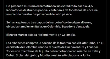 Gustavo Petro resaltó los golpes