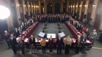 Sheinbaum encabeza asamblea del Infonavit: