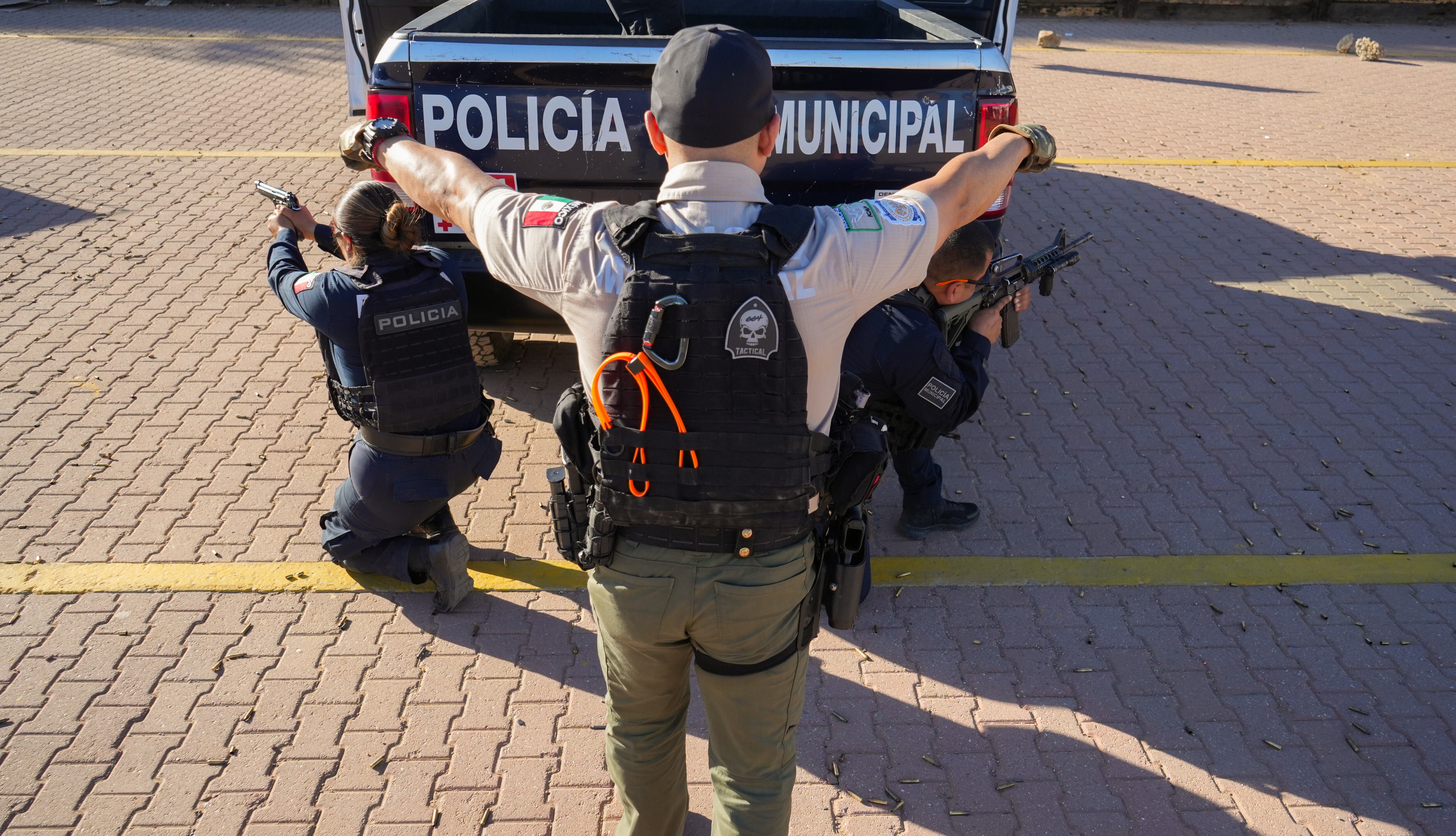 Policías municipales repelieron el ataque armado (SSPCM/Ilustrativa)