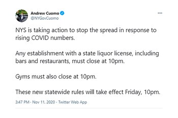 andrew cuomo twitter