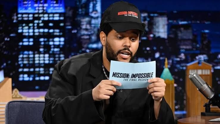 The Weekend mostró su fanatismo por Tom Cruise al promocionar la última entrega de