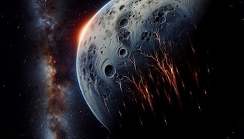 Ilustración del planeta analizado por