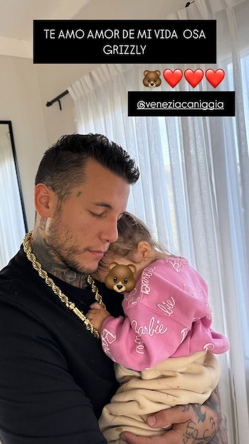 Alex Caniggia y su posteo