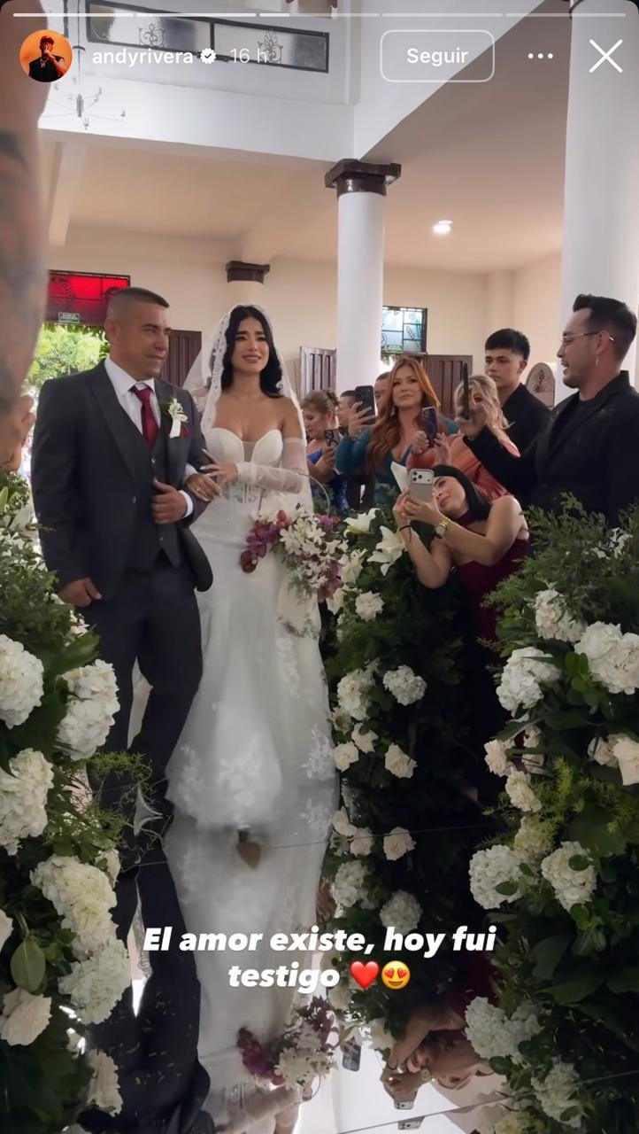 El conmovedor mensaje en el que Andy dice que cree en el amor - crédito @andyrivera/IG