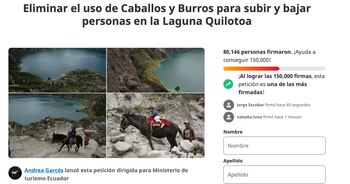 La petición está dirigida al