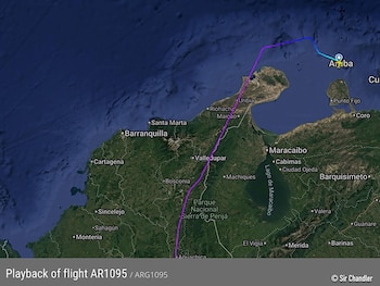 El primer vuelo inagural a