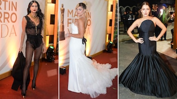 Transparencias, encajes y brillo: los códigos de diseño que definieron los Martín Fierro de la Moda