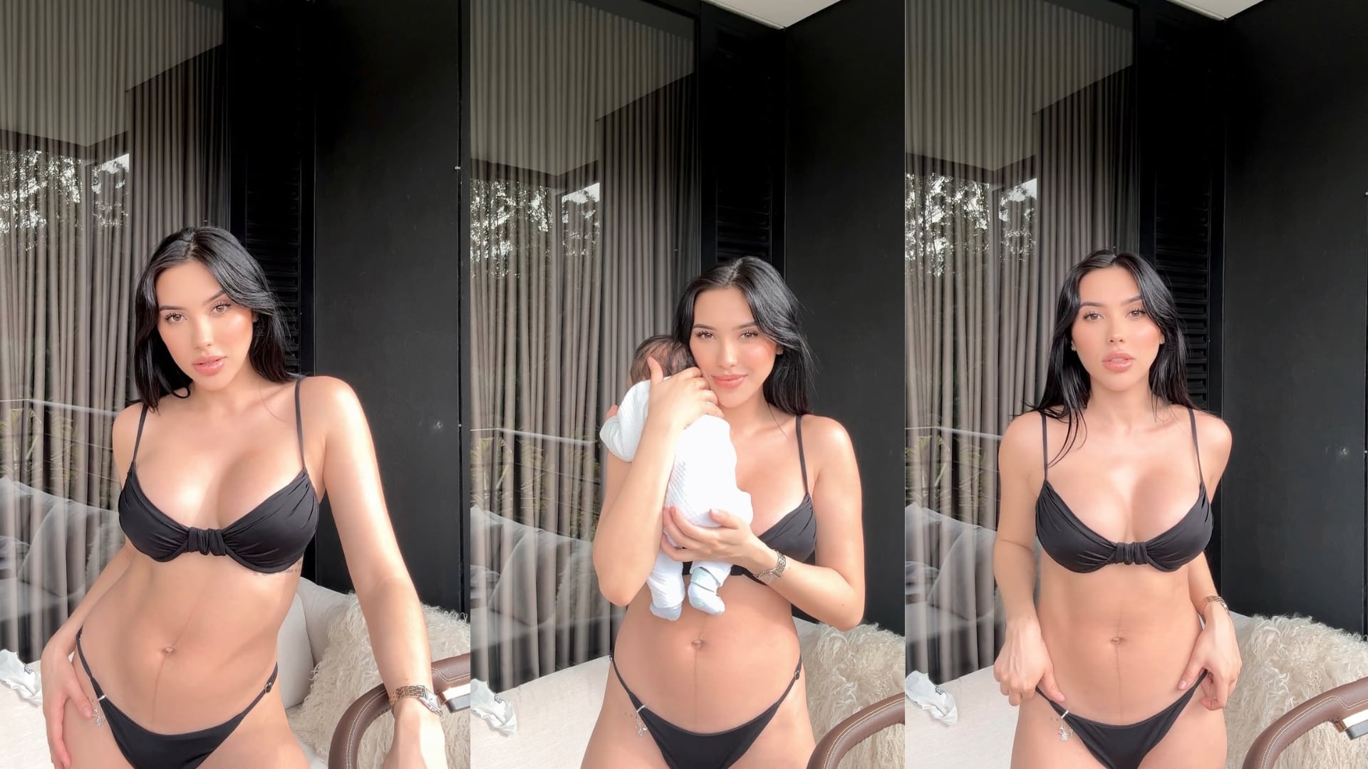 Los seguidores destacaron la sorprendente recuperación física de Merlano tras el nacimiento de su primer hijo - crédito @aidavictoriam/ Instagram