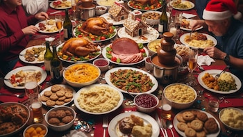 Excesos en la cena de