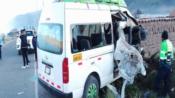 Accidente de tránsito en Cusco.
Foto: