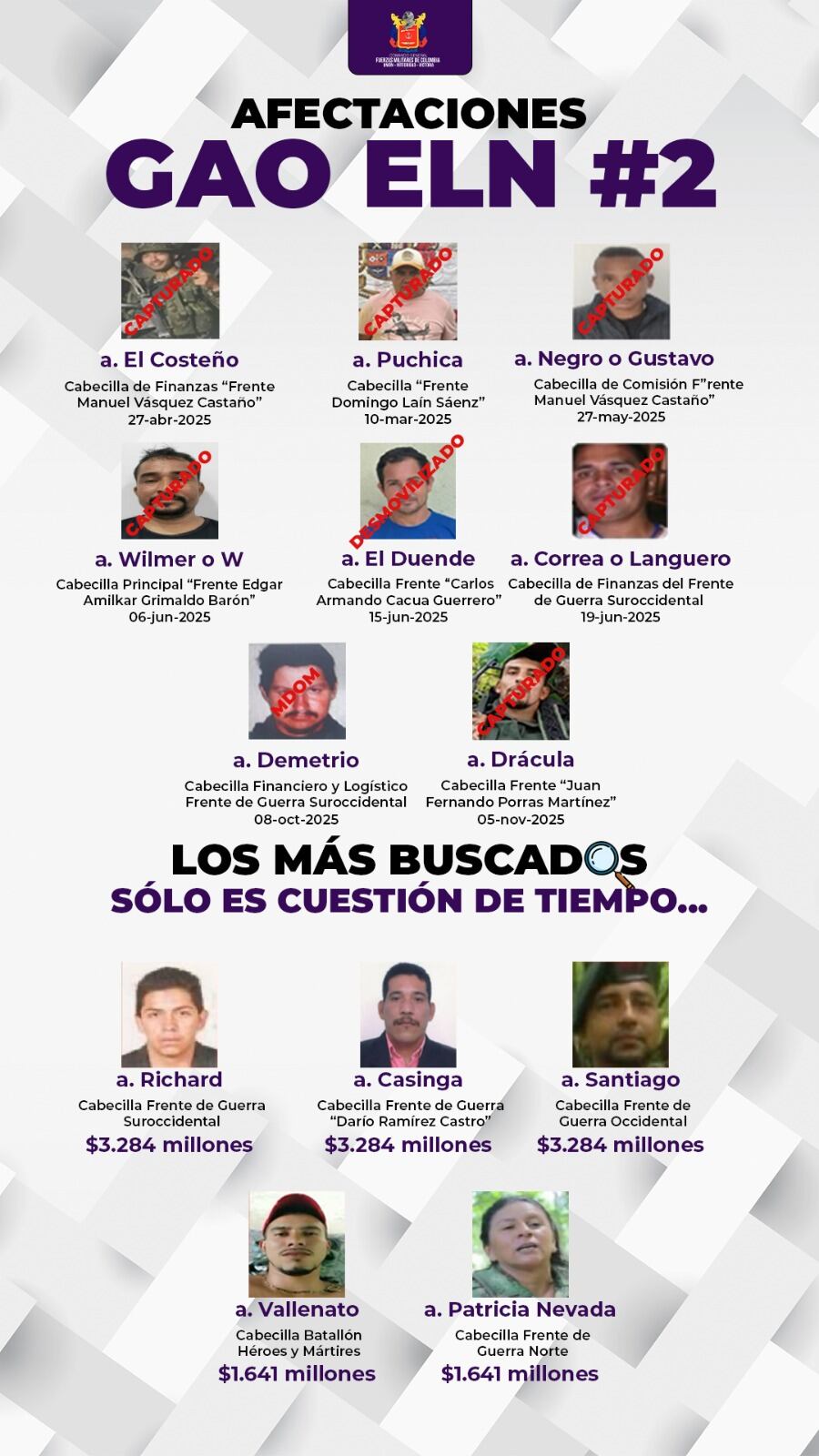 Fuerzas Militares de Colombia, Seguridad, Francisco Hernando Cubides Granados, Ejército Nacional, Colombia, Grupos armados, Derechos Humanos, Armada de Colombia, Fuerza Aeroespacial Colombiana