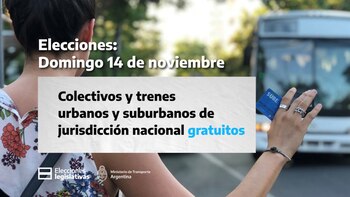 Colectivos, trenes y subtes serán