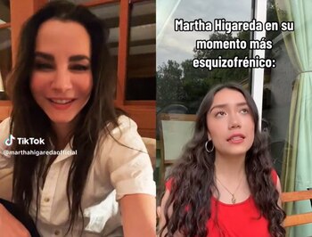 La actriz tomó con humor