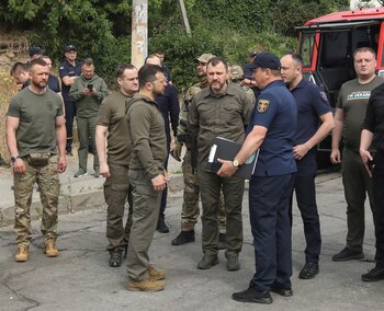 El presidente de Ucrania, Volodimir