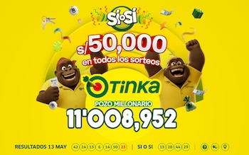 La Tinka en vivo Hoy: conoce la jugada ganadora del miércoles 13 de mayo. Captura: Web Tinka.