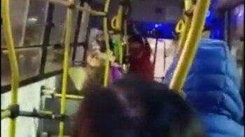 Un chofer de la línea