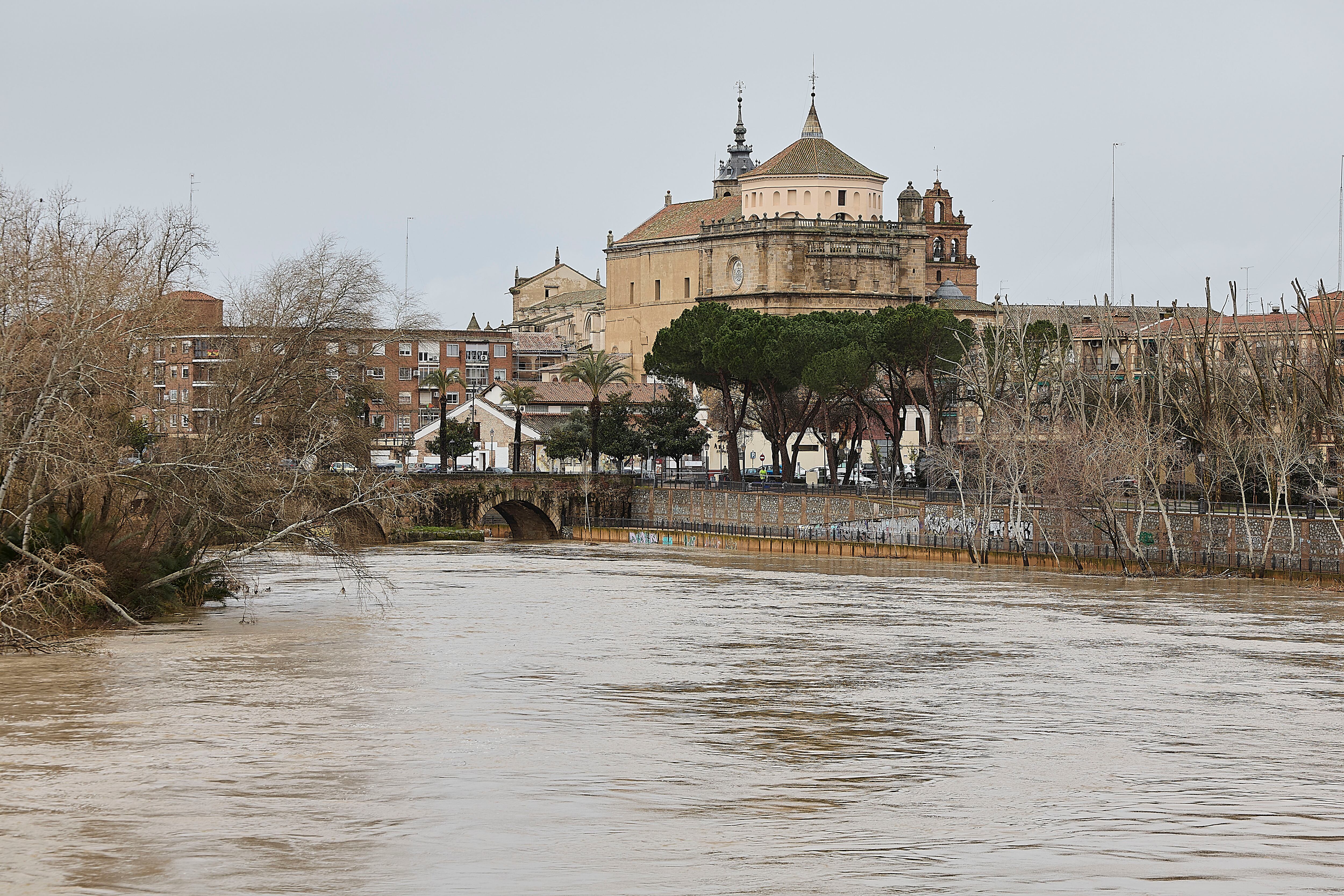 Vista del río Tajo a su paso por Talavera de la Reina. (Manu Reino/EFE)