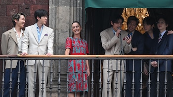 Sheinbaum califica el encuentro de BTS con fans en el Zócalo como un acto de “hermosa sencillez”