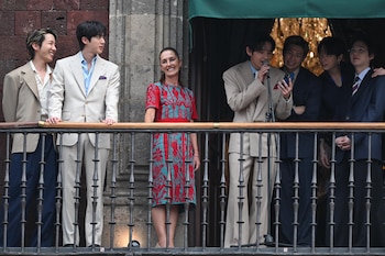 Claudia Sheinbaum califica encuentro con BTS.