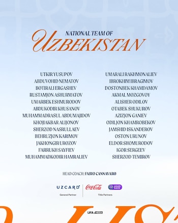 El cuadro dirigido por el excampeón del mundo Fabio Cannavaro contará con la presencia del defensor, pilar en el Manchester City de Pep Guardiola-crédito @UFA/Instagram