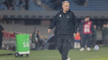 Marcelo Bielsa, entrenador de la selección de Uruguay. - Crédito: FocoUy