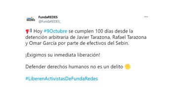 El mensaje de la ONG