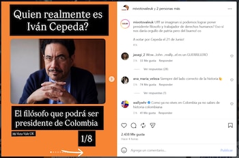 El mensaje de apoyo de John Leguizamo a través de redes sociales generó reacciones divididas entre sus seguidores - crédito mivotovaleuk y johnleguizamo / Instagram