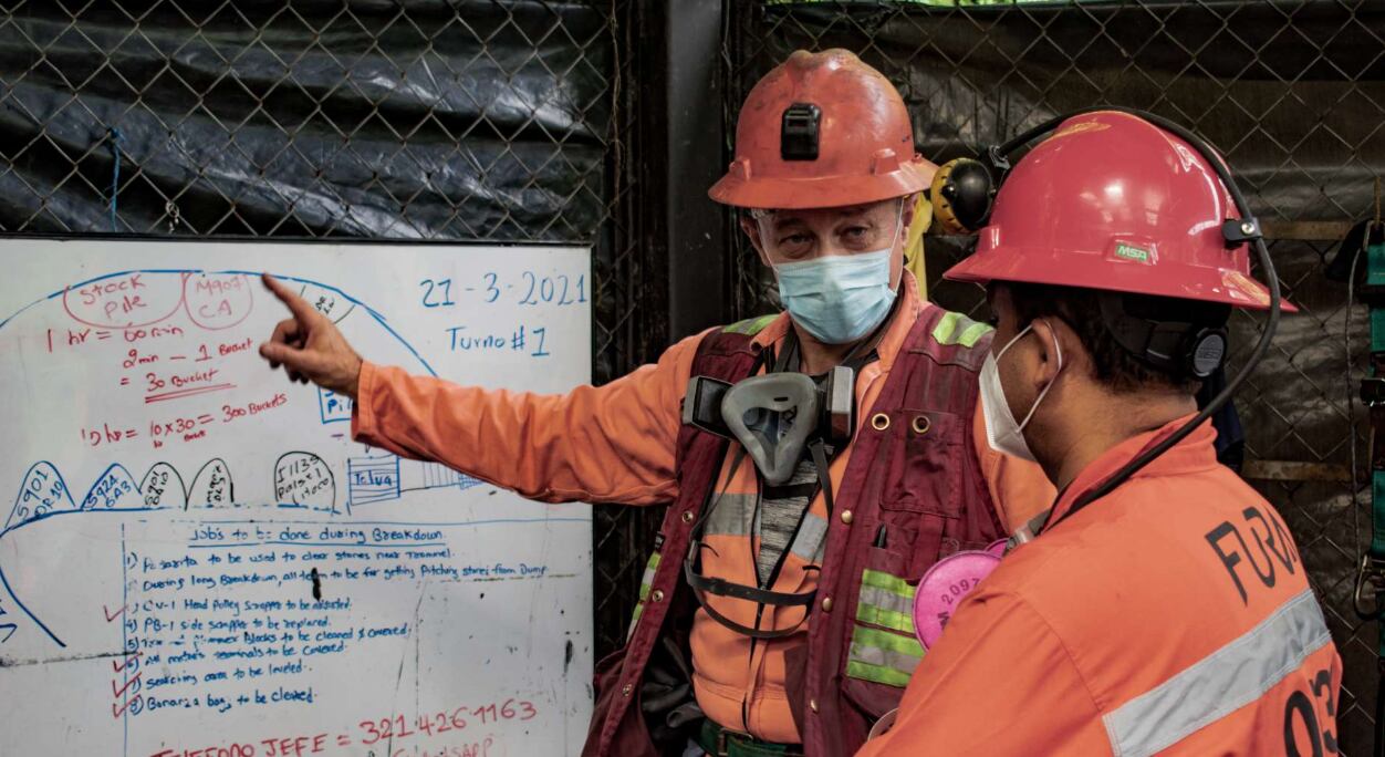 Mineros de Fura Gems, en el departamento de Boyacá - crédito Fura Gems/Página web