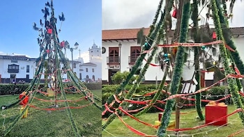 Árbol de Navidad en Chachapoyas