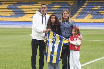 Di María junto a su